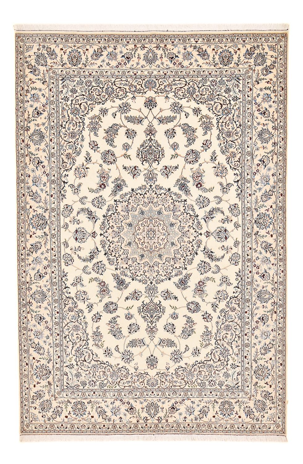 Tapis persan - Nain - Royal - 312 x 210 cm - blanc