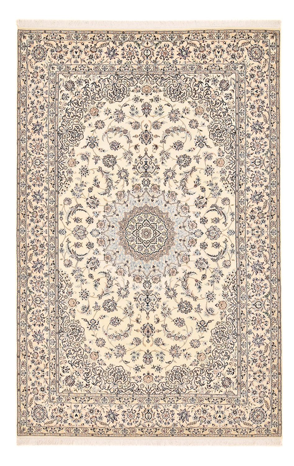 Tapis persan - Nain - Royal - 322 x 208 cm - blanc