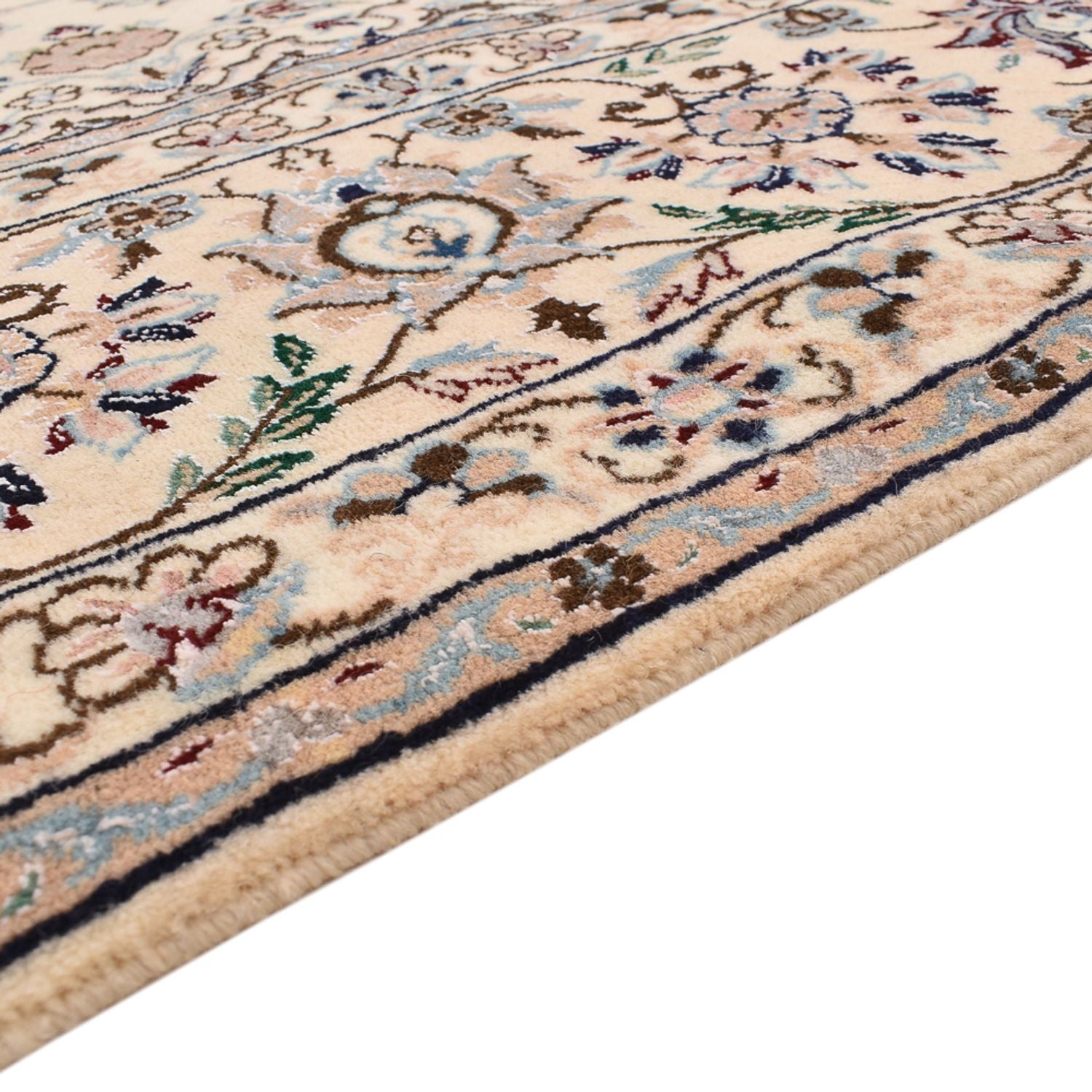 Tapis persan - Nain - Royal - 322 x 208 cm - blanc