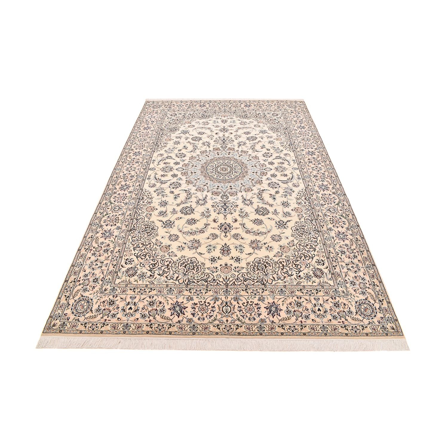 Tapis persan - Nain - Royal - 322 x 208 cm - blanc