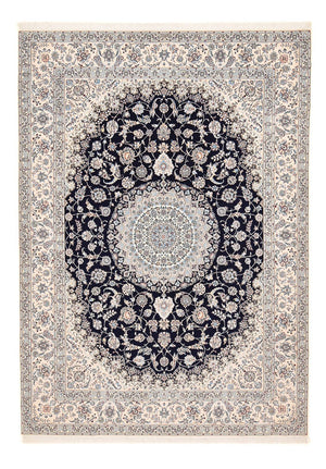 Tapis persan - Nain - Premium - 358 x 259 cm - bleu foncé