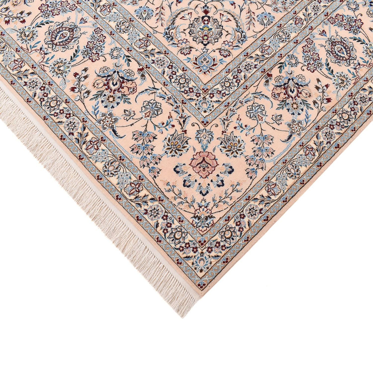 Tapis persan - Nain - Premium - 358 x 259 cm - bleu foncé