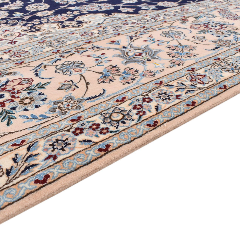 Tapis persan - Nain - Premium - 358 x 259 cm - bleu foncé