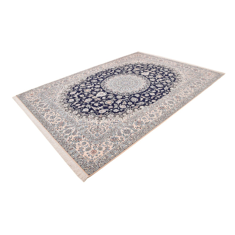 Tapis persan - Nain - Premium - 358 x 259 cm - bleu foncé