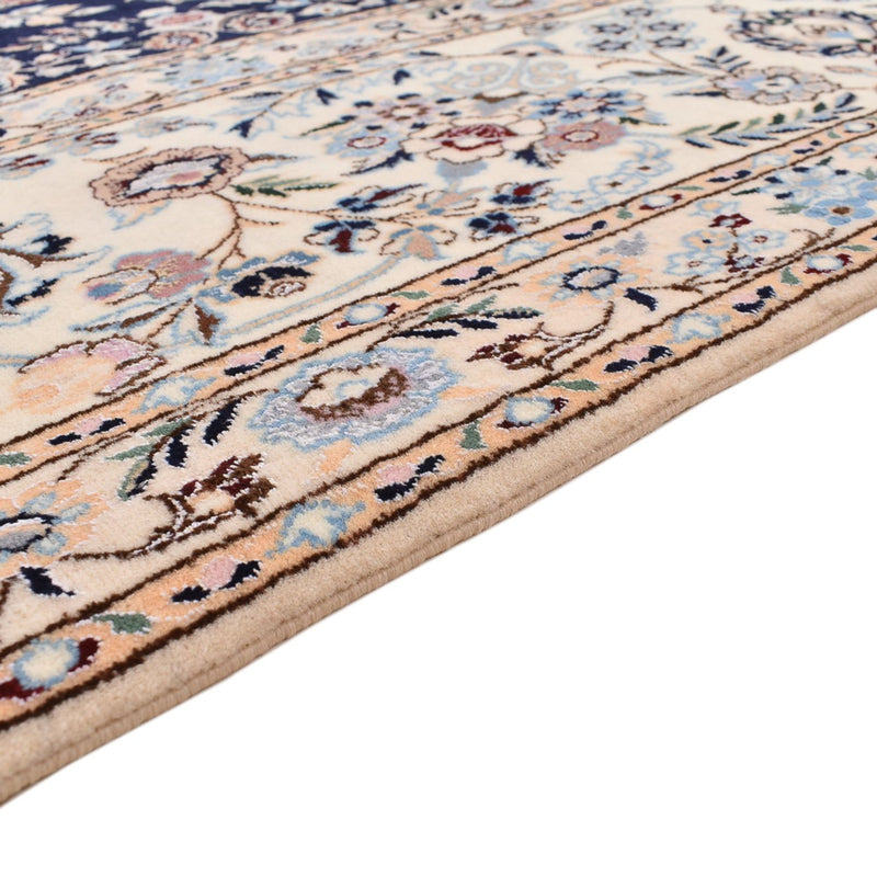 Tapis persan - Nain - Premium - 313 x 213 cm - bleu foncé