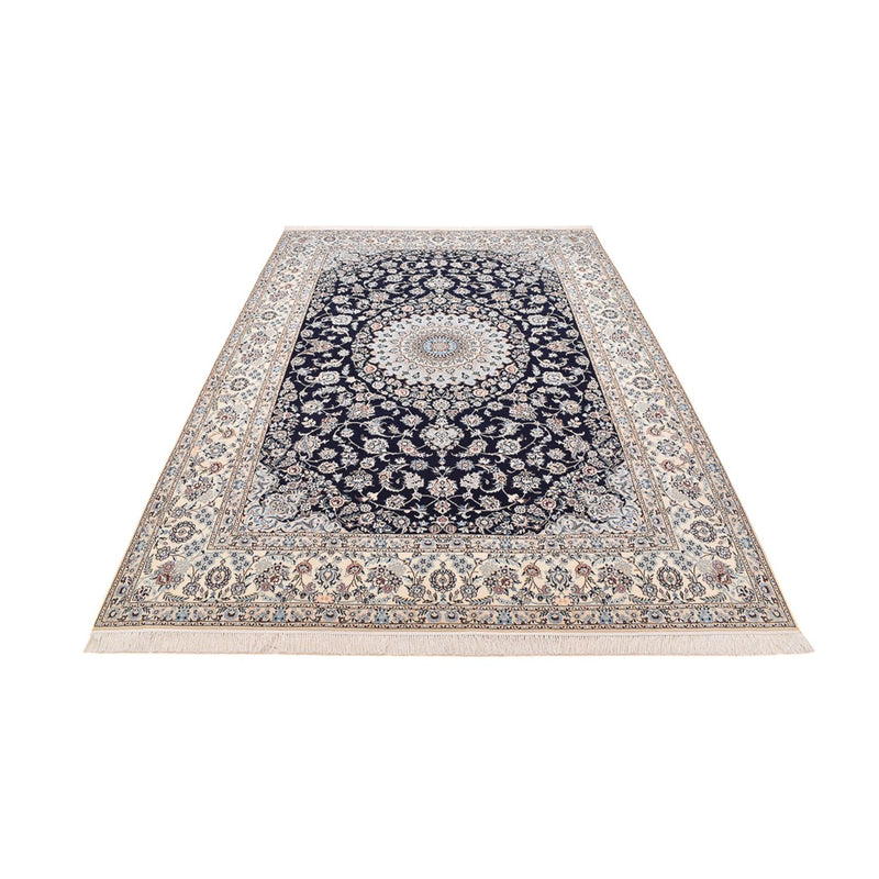 Tapis persan - Nain - Premium - 313 x 213 cm - bleu foncé