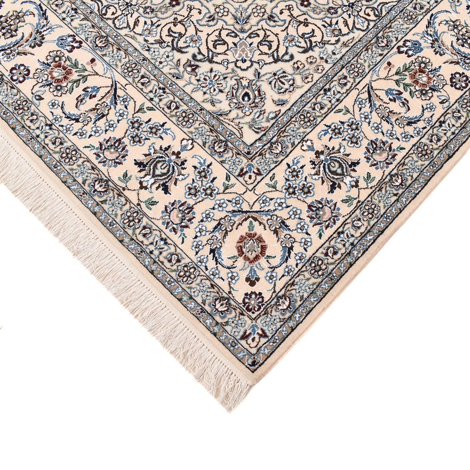 Tapis persan - Nain - Royal - 315 x 204 cm - blanc