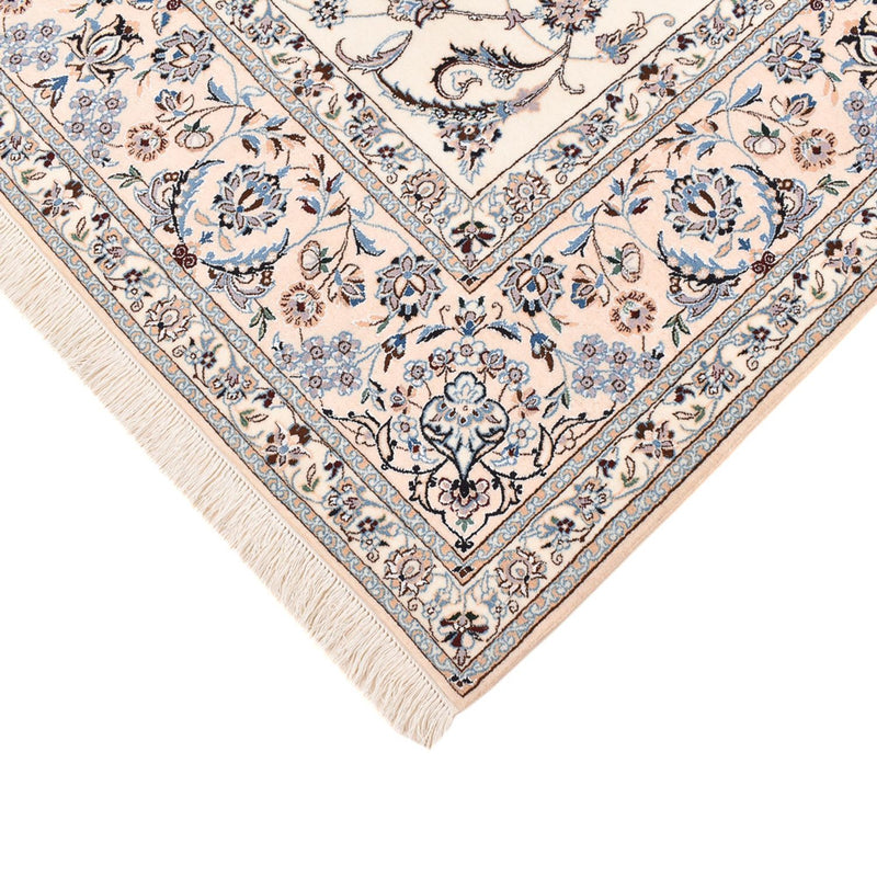 Tapis persan - Nain - Premium carré  - 212 x 212 cm - blanc