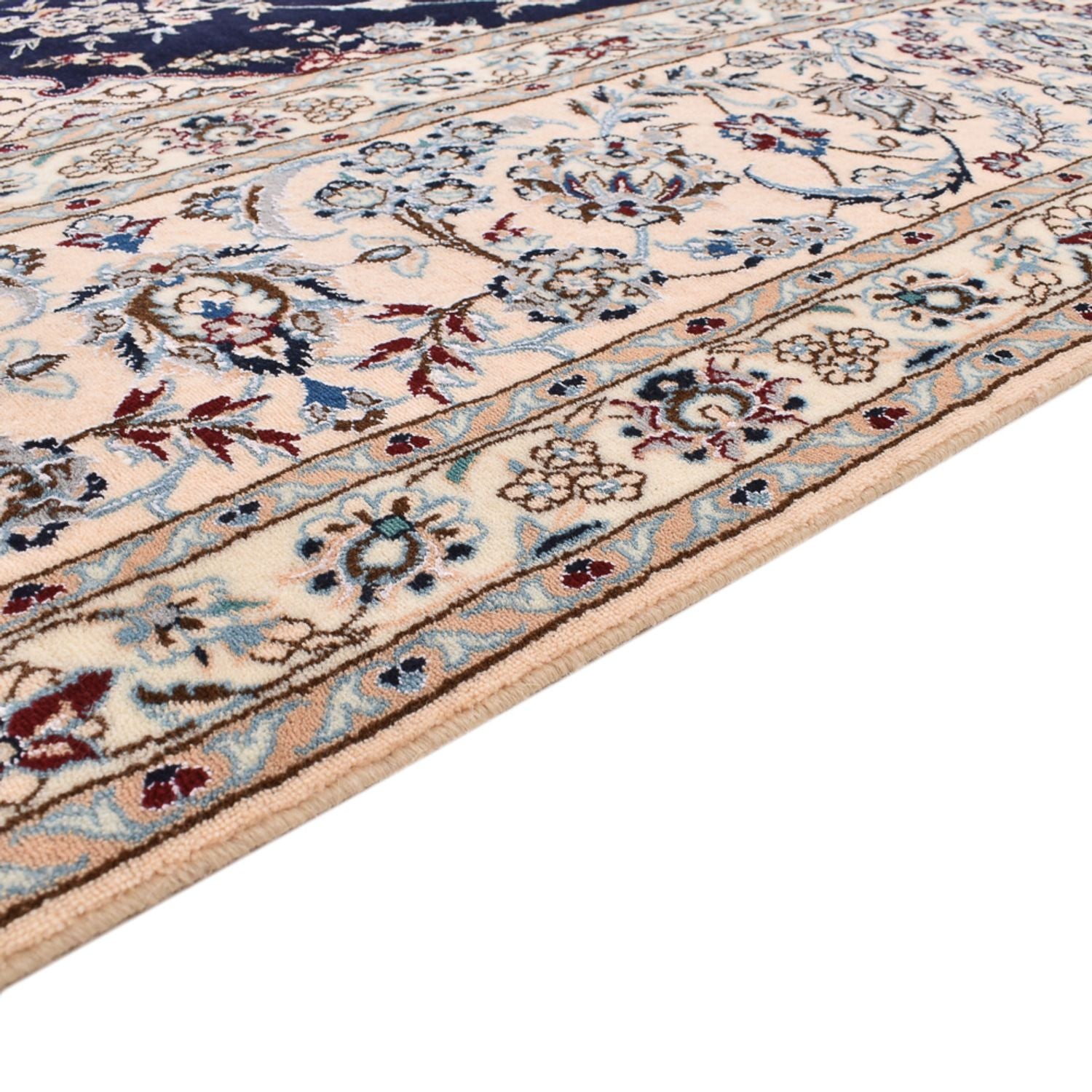 Perserteppich - Nain - Premium - 362 x 255 cm - dunkelblau