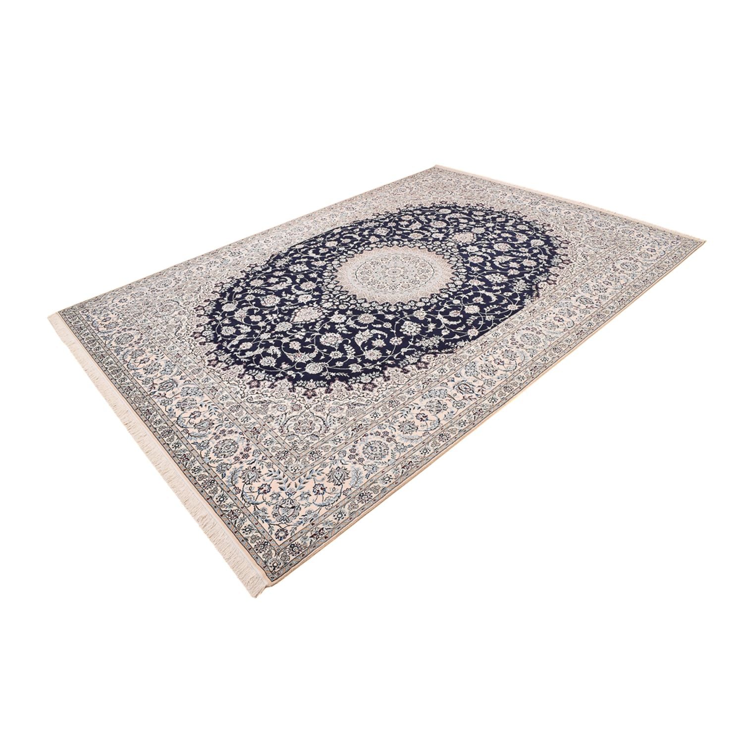 Perserteppich - Nain - Premium - 362 x 255 cm - dunkelblau