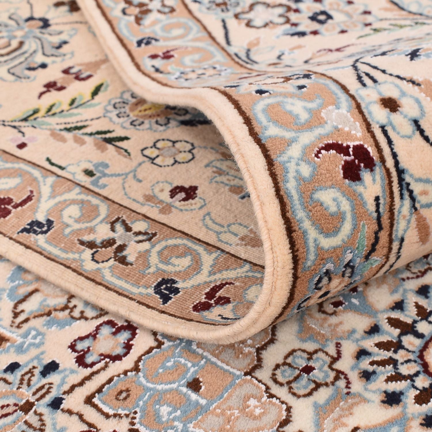 Tapis persan - Nain - Royal - 298 x 200 cm - beige
