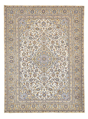 Tapis persan - Keshan - 355 x 256 cm - beige clair