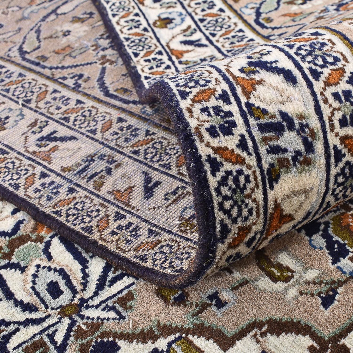 Tapis persan - Keshan - 403 x 295 cm - sable