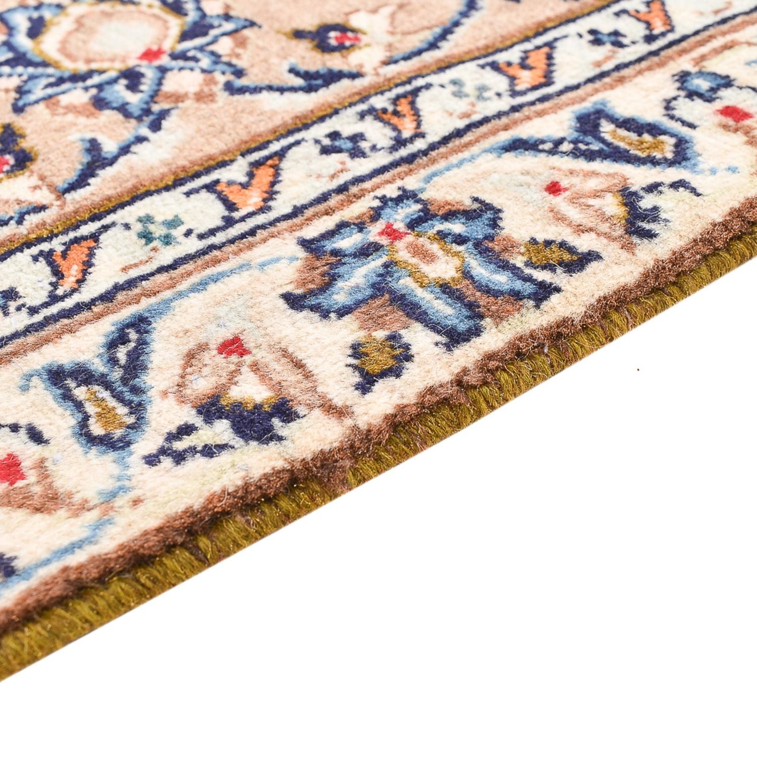 Tapis persan - Keshan - 333 x 235 cm - beige clair