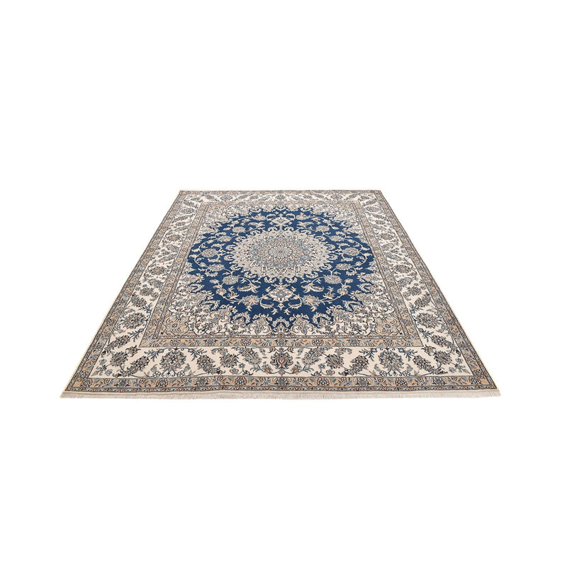 Tapis persan - Nain - 293 x 244 cm - bleu