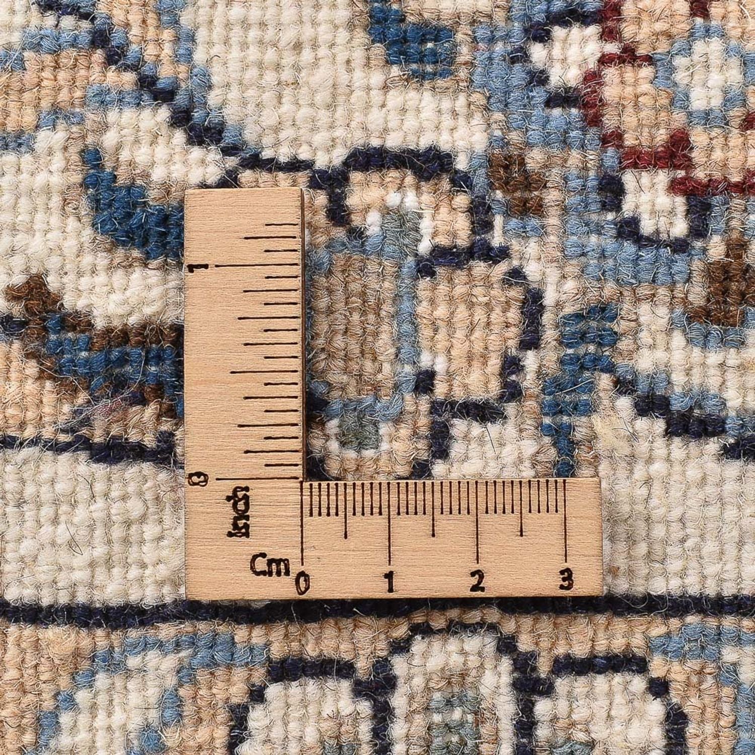 Tapis persan - Nain - 293 x 244 cm - bleu
