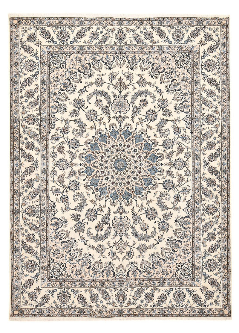 Tapis persan - Nain - 342 x 243 cm - beige clair
