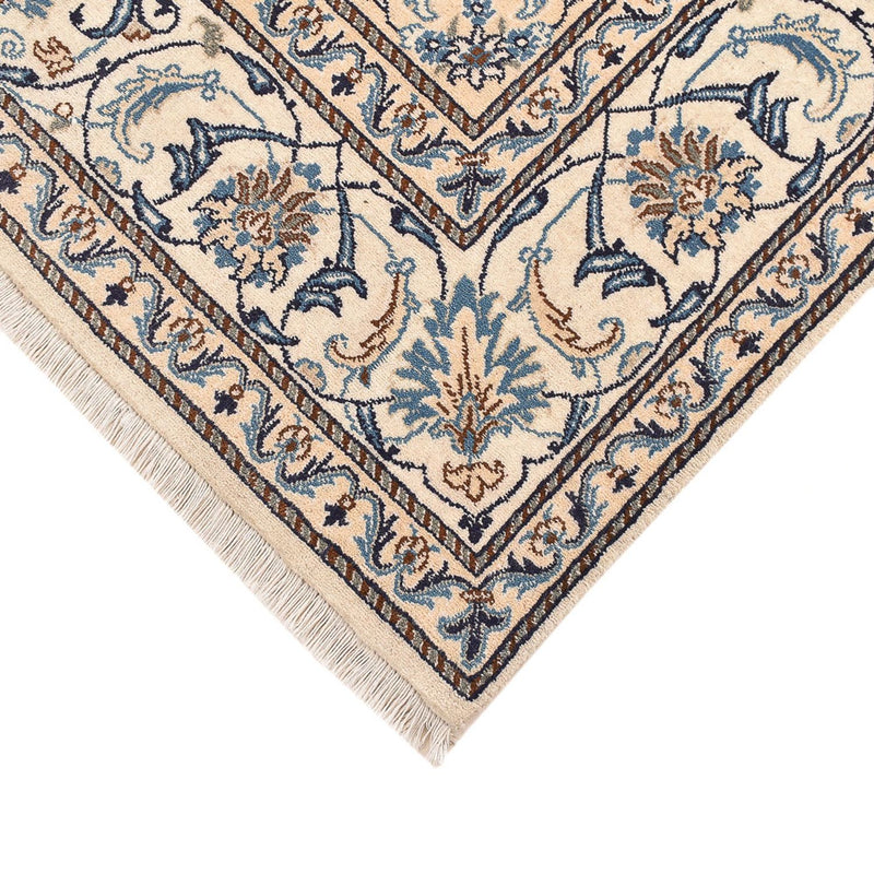 Tapis persan - Nain carré  - 208 x 200 cm - bleu foncé