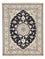 Tapis persan - Nain - 200 x 149 cm - bleu foncé