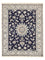 Tapis persan - Nain - 194 x 146 cm - bleu foncé