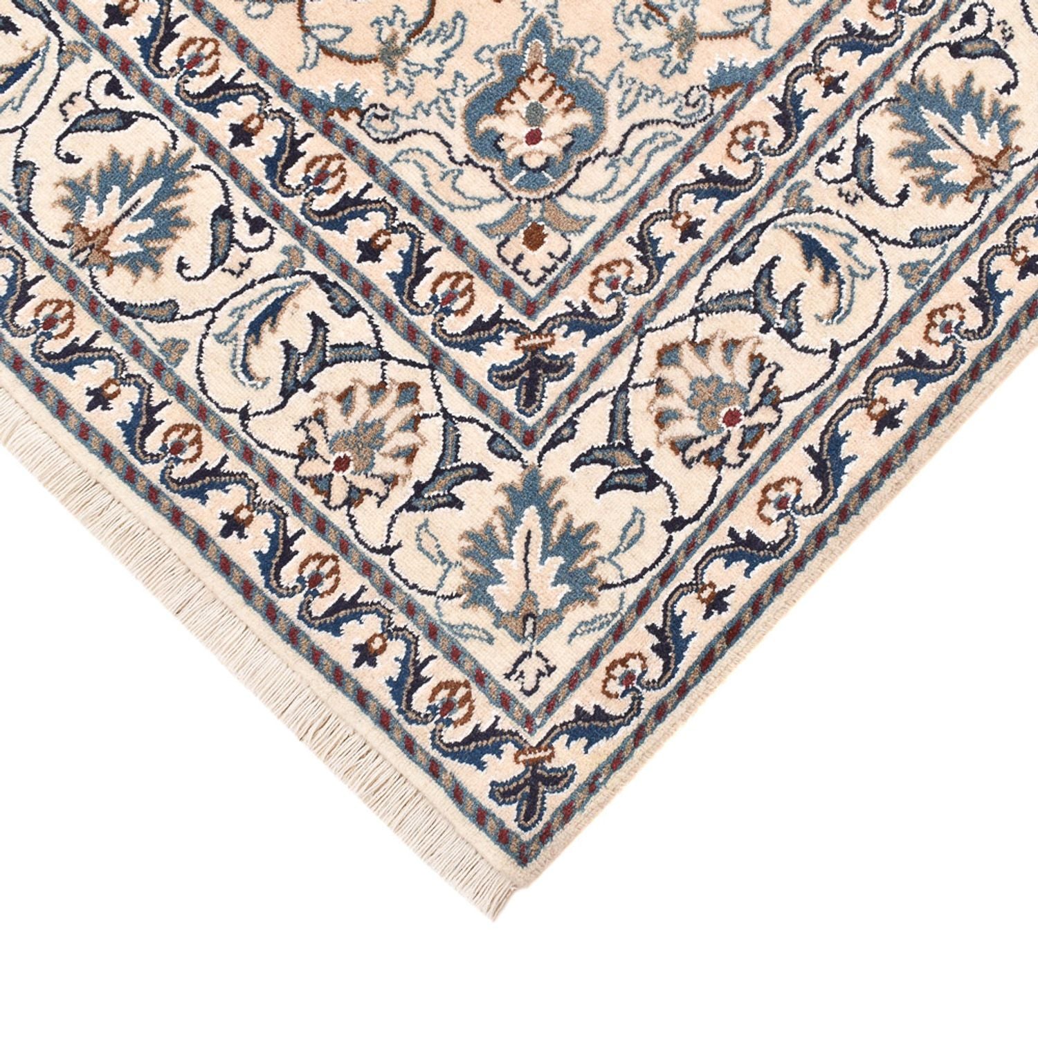 Tapis persan - Nain - 197 x 147 cm - beige clair