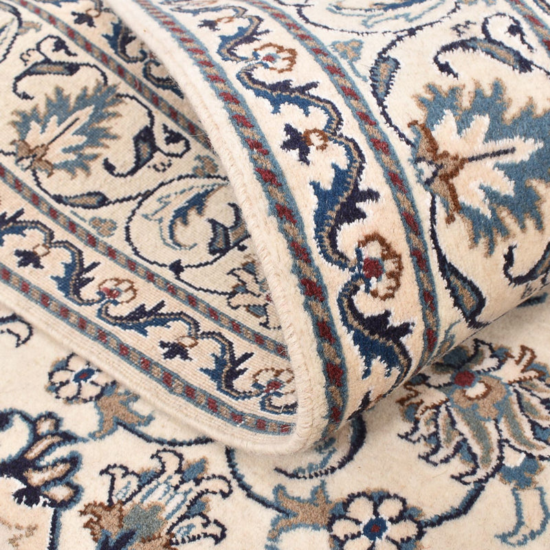 Tapis persan - Nain - 197 x 147 cm - beige clair