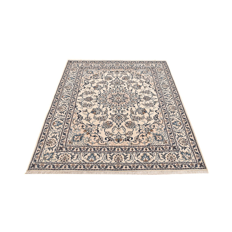 Tapis persan - Nain - 197 x 147 cm - beige clair