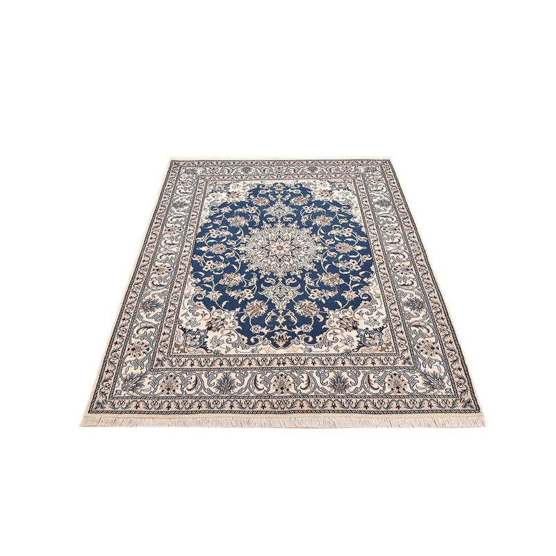Tapis persan - Nain - 200 x 146 cm - bleu clair
