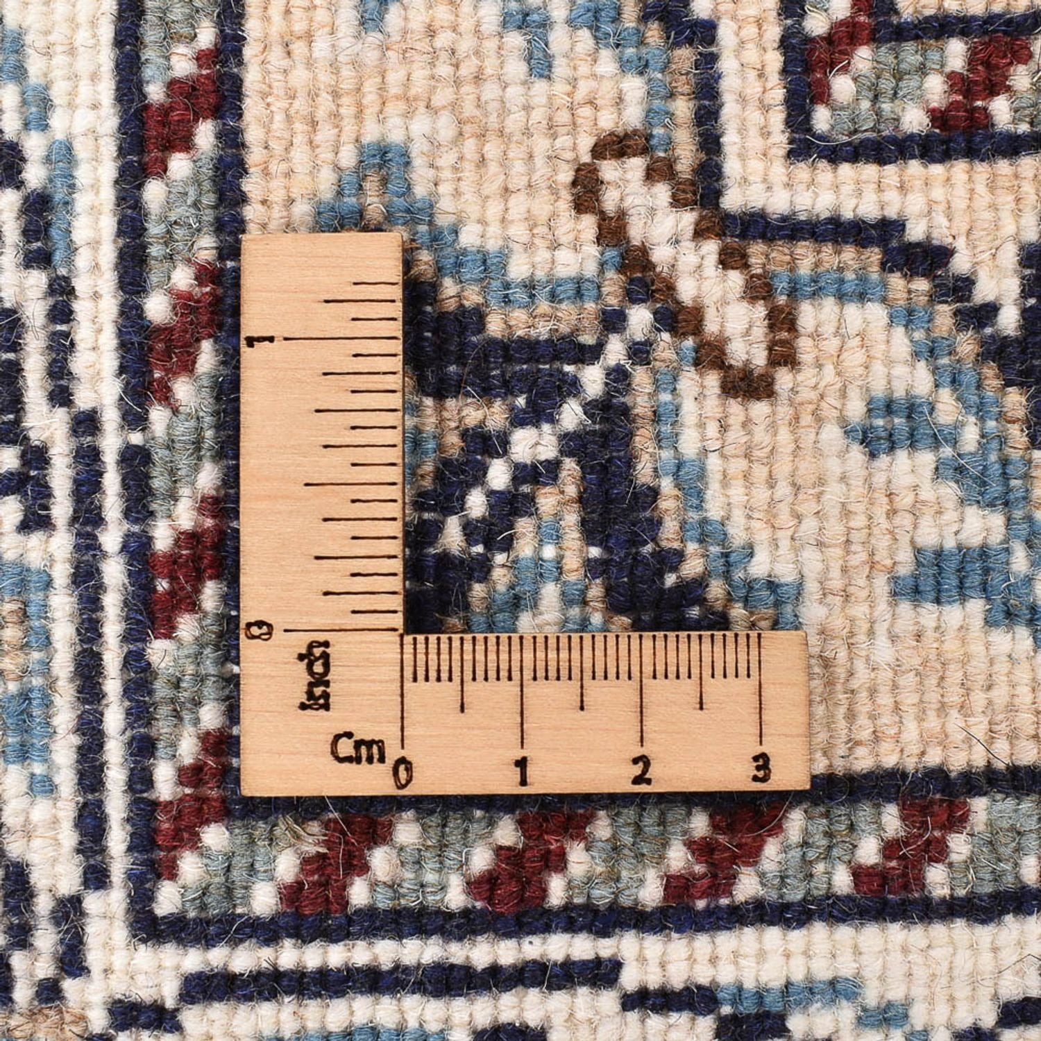 Tapis persan - Nain - 200 x 146 cm - bleu clair