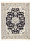 Tapis persan - Nain - 193 x 143 cm - bleu foncé