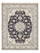 Tapis persan - Nain - 203 x 150 cm - bleu foncé