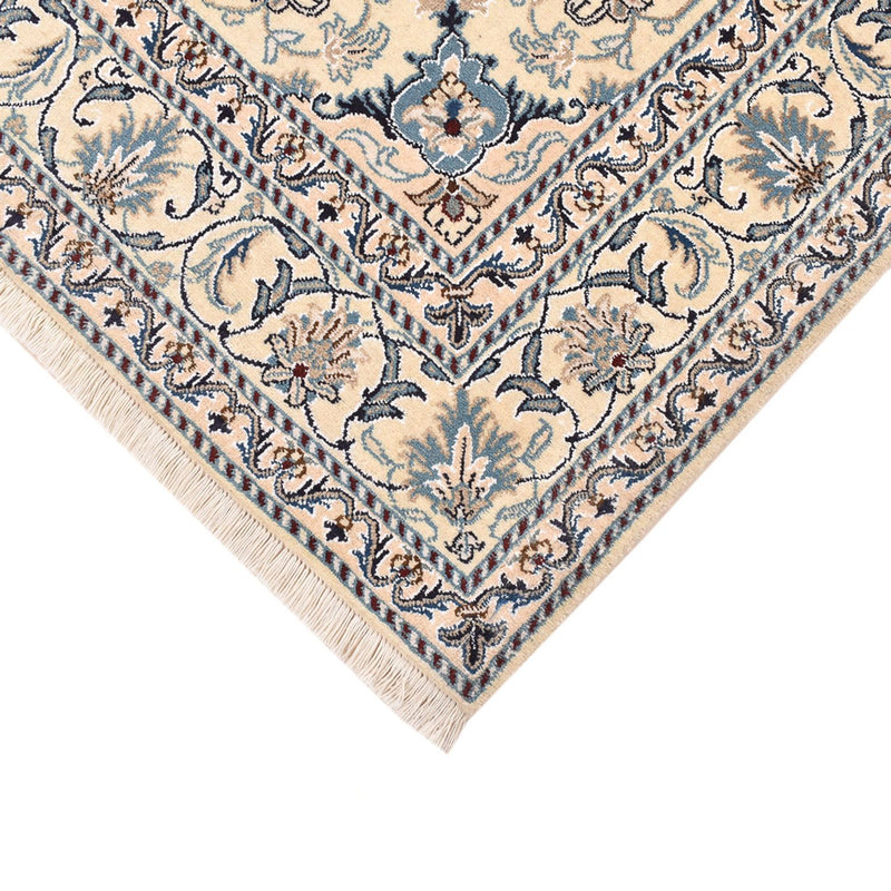 Tapis persan - Nain - 203 x 150 cm - bleu foncé