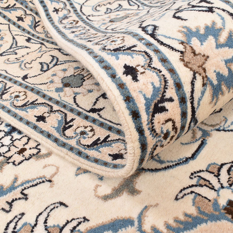 Tapis persan - Nain - 241 x 164 cm - beige clair
