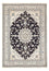 Tapis persan - Nain - 245 x 166 cm - bleu foncé