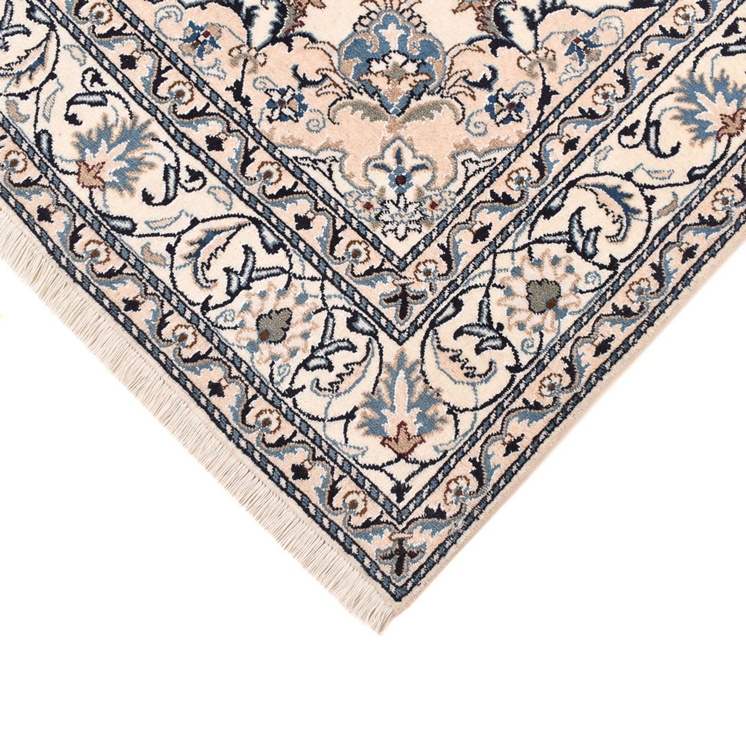 Tapis persan - Nain - 236 x 164 cm - beige clair