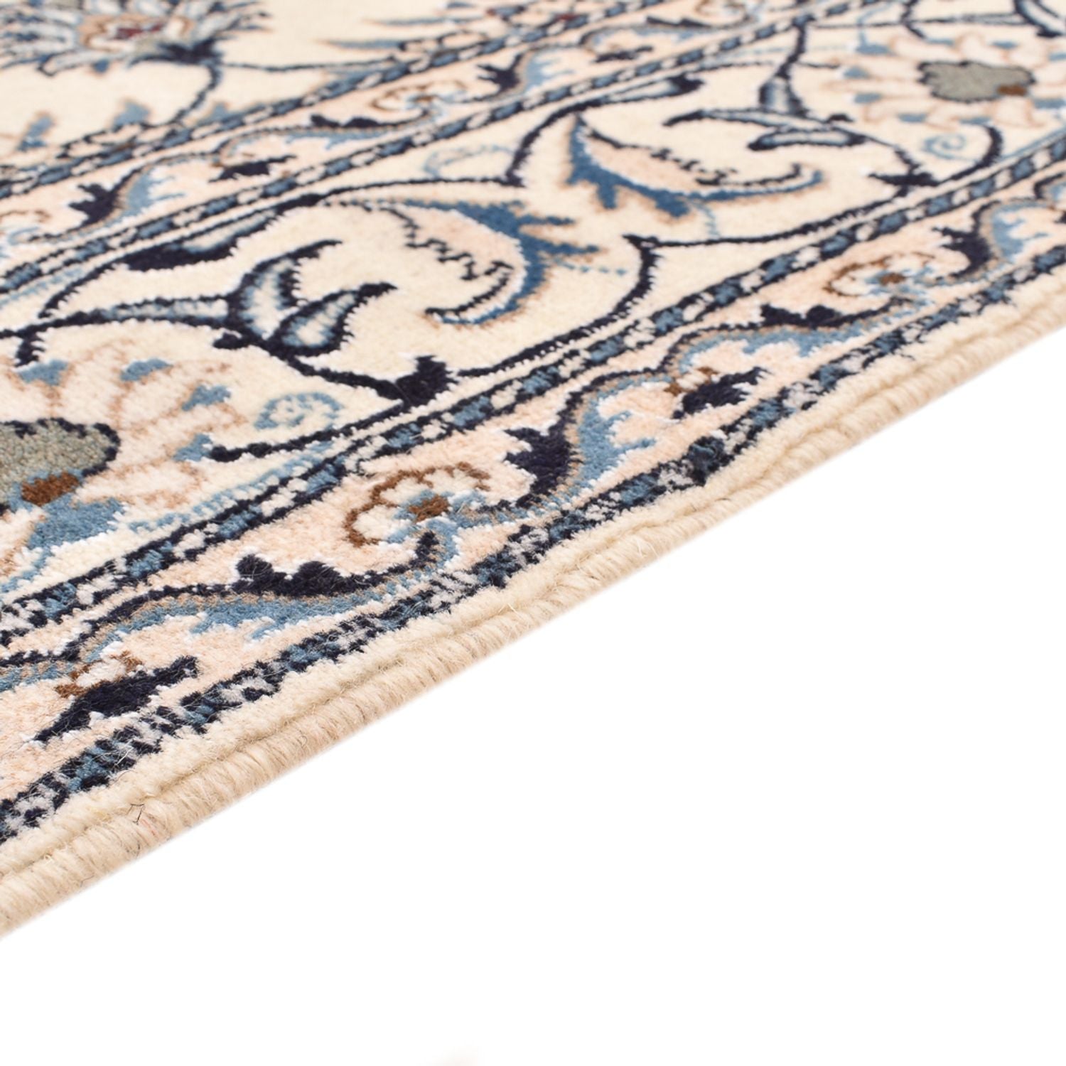 Tapis persan - Nain - 236 x 164 cm - beige clair