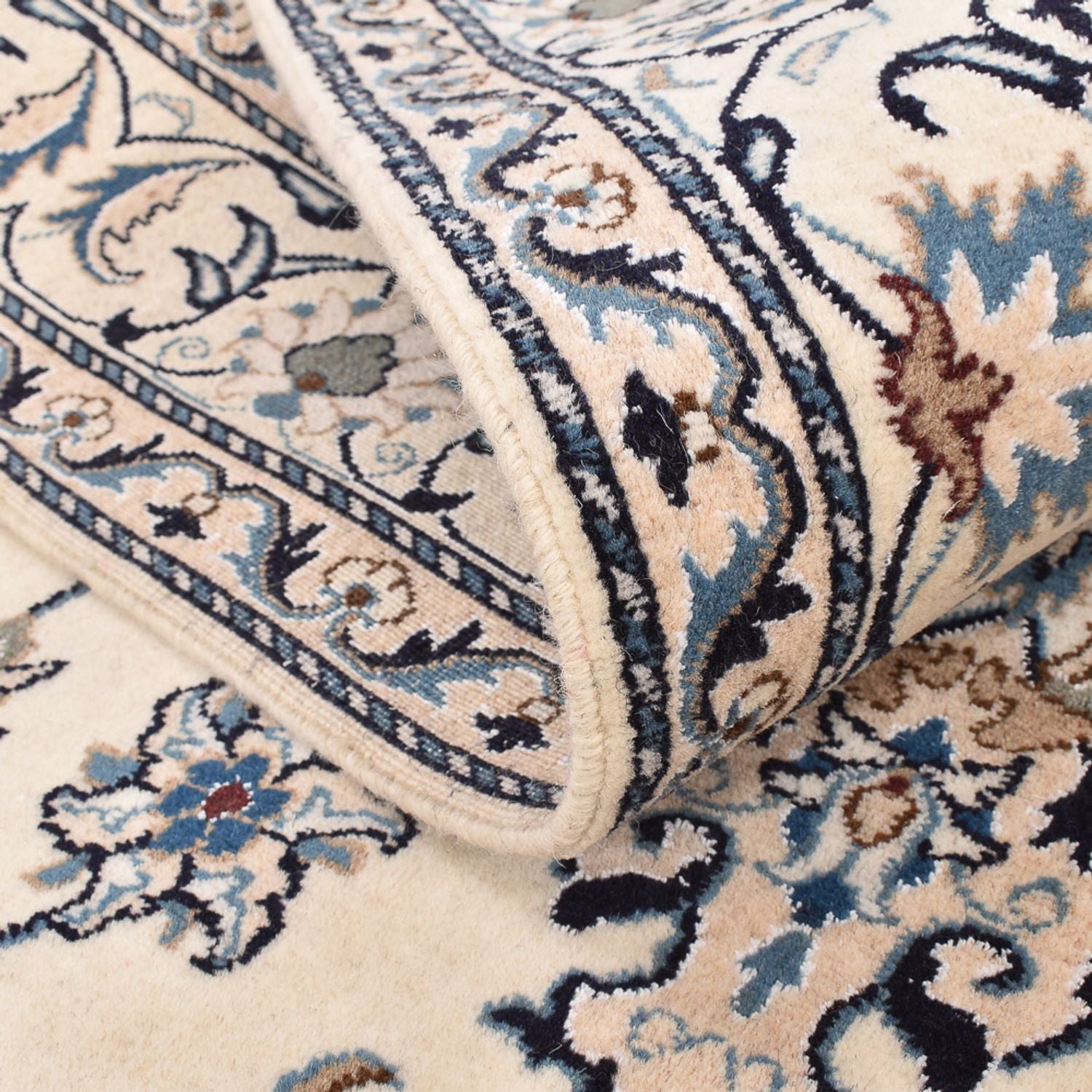 Tapis persan - Nain - 236 x 164 cm - beige clair