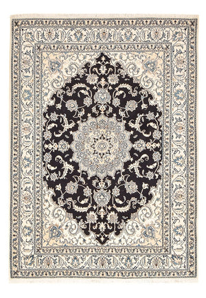 Tapis persan - Nain - 240 x 165 cm - bleu foncé
