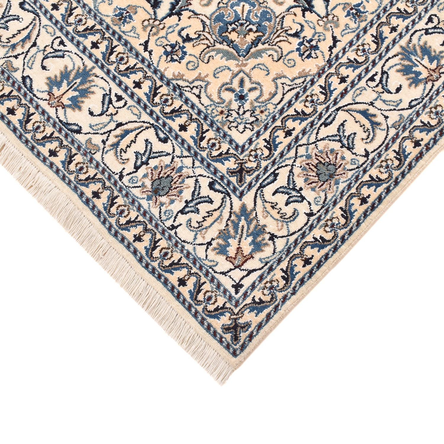 Tapis persan - Nain - 237 x 163 cm - beige clair