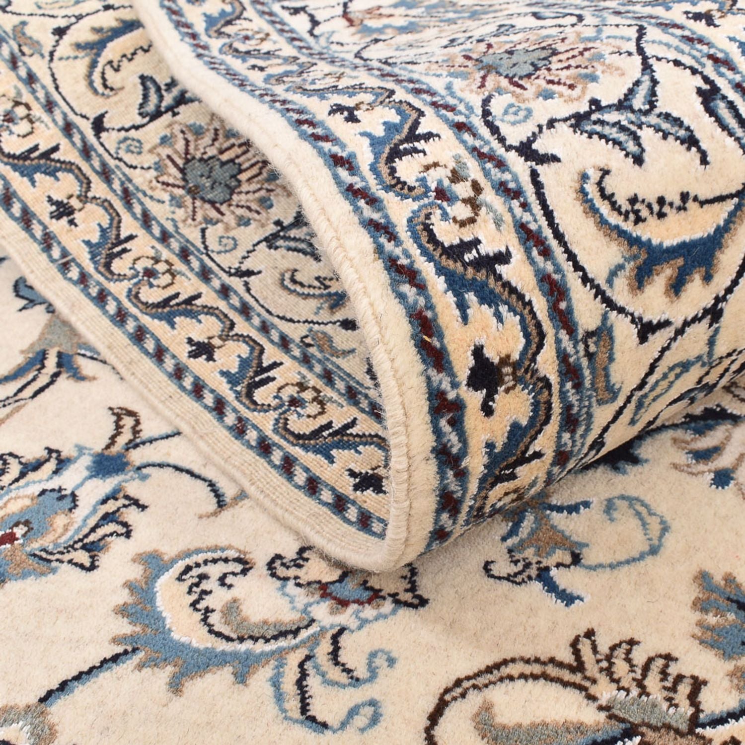 Tapis persan - Nain - 237 x 163 cm - beige clair
