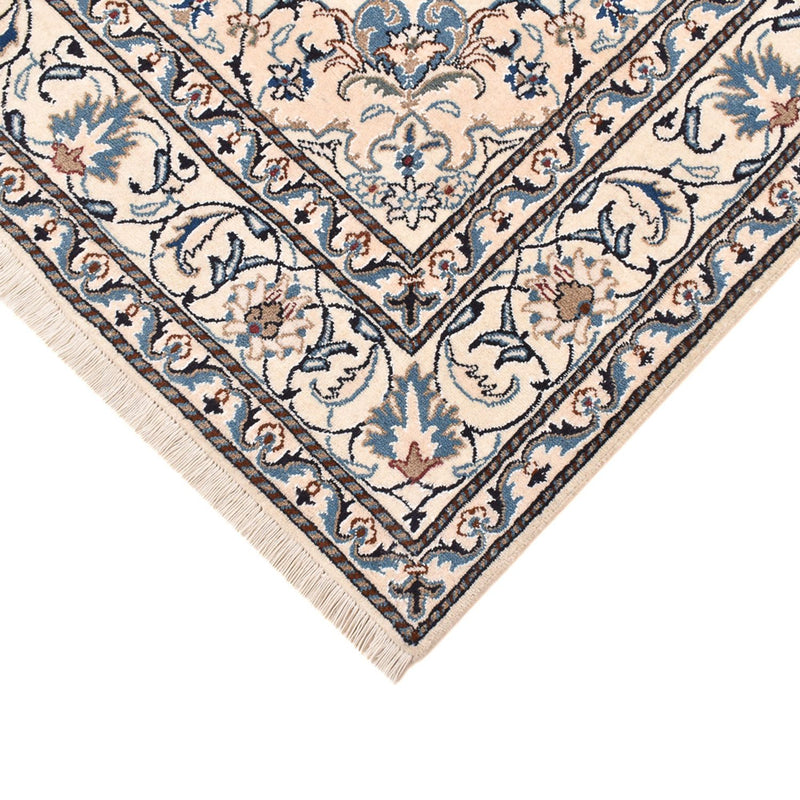 Tapis persan - Nain - 241 x 170 cm - beige clair