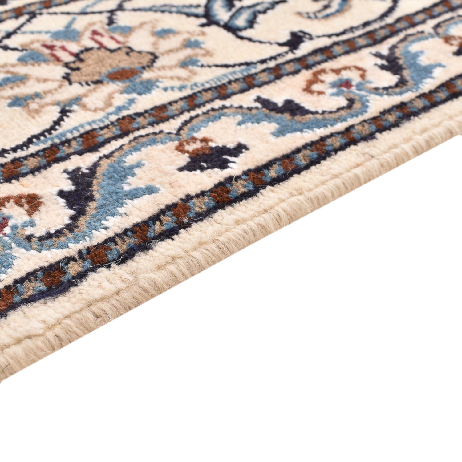 Tapis persan - Nain - 241 x 170 cm - beige clair
