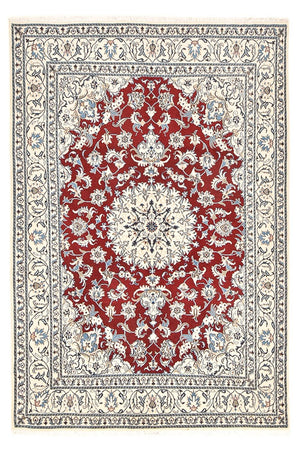 Tapis persan - Nain - 244 x 165 cm - rouge