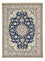 Tapis persan - Nain - 208 x 149 cm - bleu foncé