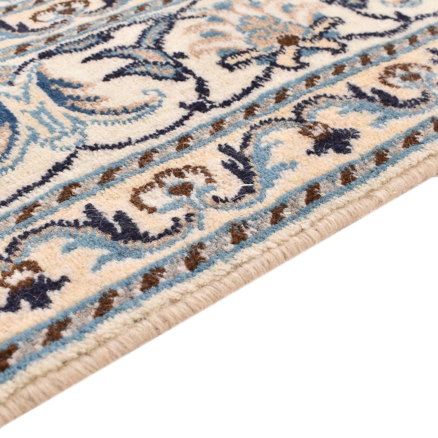 Tapis persan - Nain - 193 x 145 cm - beige clair