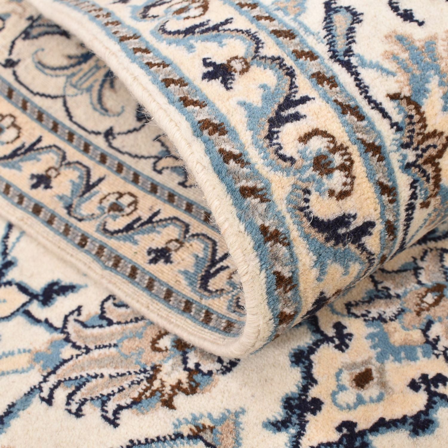 Tapis persan - Nain - 193 x 145 cm - beige clair