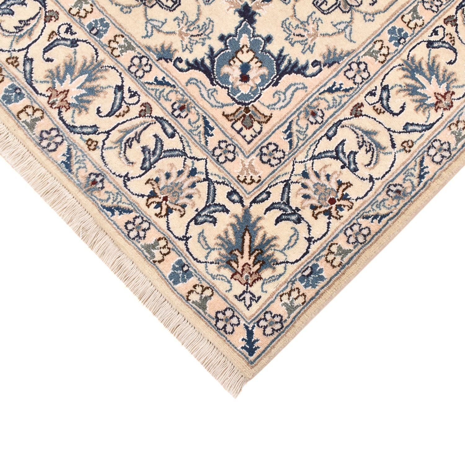 Tapis persan - Nain - 195 x 148 cm - rouge