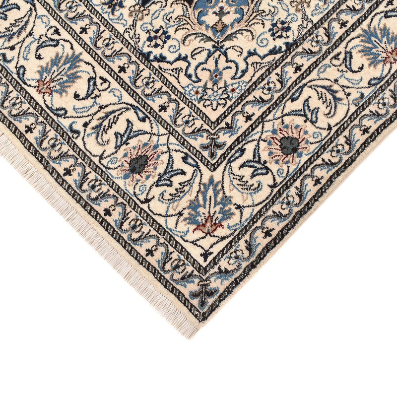Tapis persan - Nain - 252 x 161 cm - bleu foncé