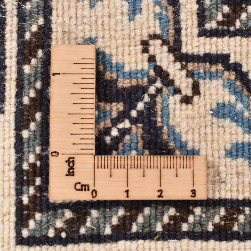 Tapis persan - Nain - 252 x 161 cm - bleu foncé