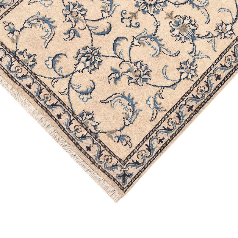 Tapis de couloir Tapis persan - Nain - 307 x 78 cm - blanc